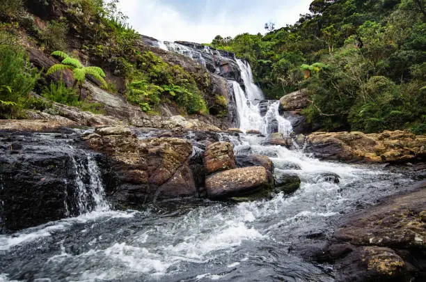 Photo of Bakers Falls In Horton Plains, Sri Lanka.