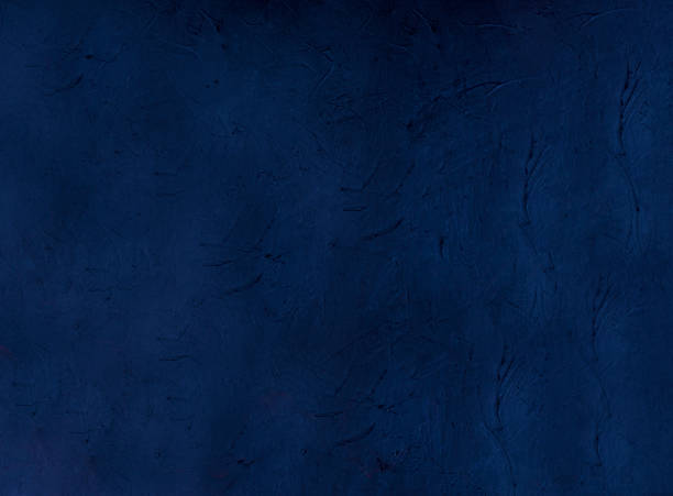 istock Navy Abstract Decorative Dark Blue Stucco Wall Fund. Textured Banner In Art Form With Space For Text 1194300937