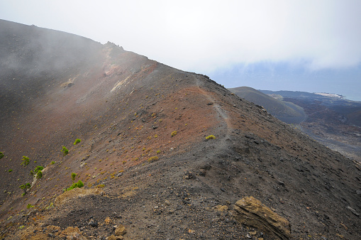Volcanic landscape on the island of La Palma - Canary islands
Mountain range Teneguia