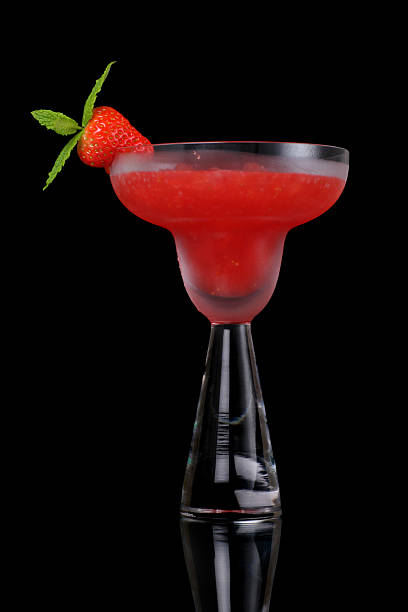 Strawberry daiquiri stock photo