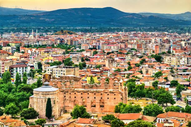 istock Red Hall Basilica in Bergama, Turkey 1194306394