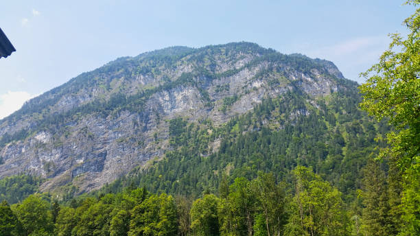 view to a mountain in the austrian alps