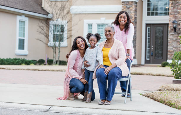 istock Four generation African-American family 1194308257