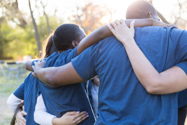 istock Unified group of volunteers 1194308432