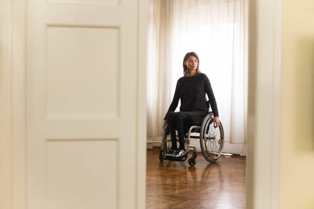 istock Woman in wheelchair 1194311341