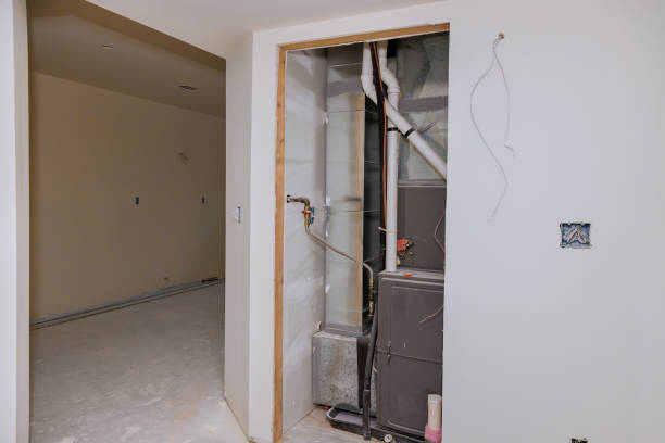 istock New home construction with installation of heating system in basement 1194311588