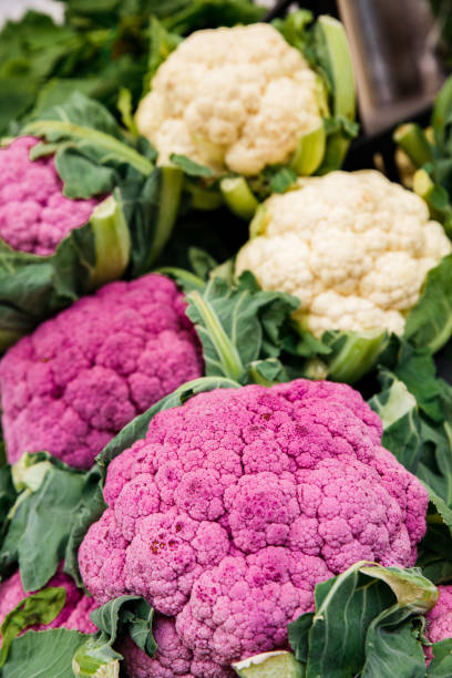 istock Fresh Cauliflower At The Market 1194313335
