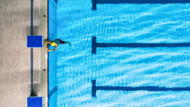istock Professional athlete at swimming sport training 1194314947
