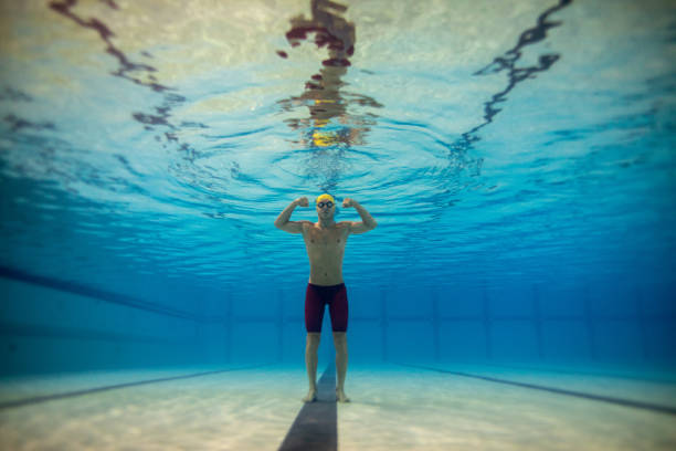 istock Professional athlete at swimming sport training 1194315037