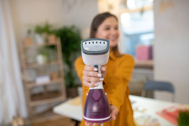 istock Selective focus of a clothes care device 1194317224