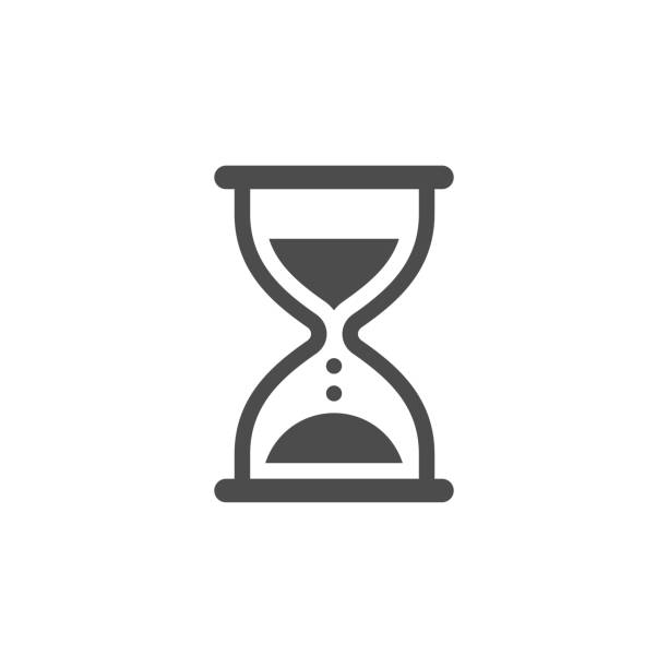 Hourglass icon stock illustration Hourglass icon stock illustration number of people stock illustrations