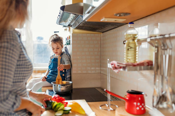 istock Happy Family in the Kitchen 1194324007