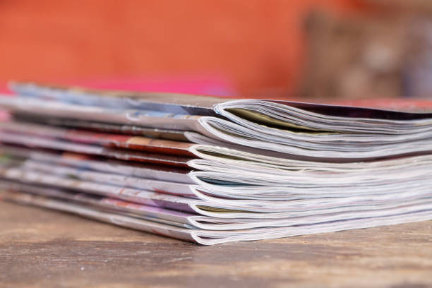 istock Magazines on wooden table 1194325149