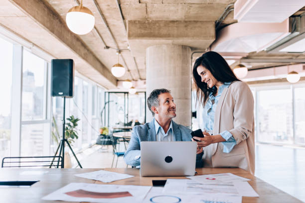 istock Coworkers at the office 1194326409
