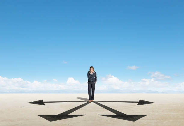 istock Businesswoman Presented With Multiple Choices 1194328941