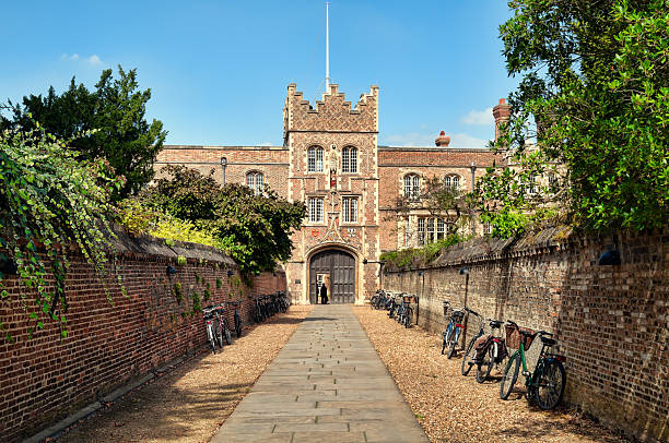 Jesus College, Cambridge.  cambridge england stock pictures, royalty-free photos & images