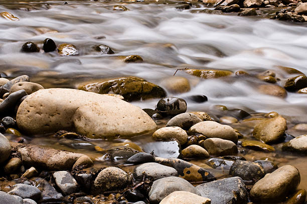 Stream at the Narrows stock photo