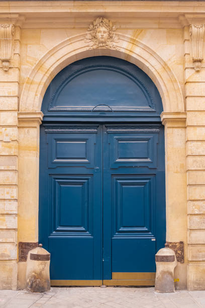 istock Paris, beautiful wooden door 1194342656