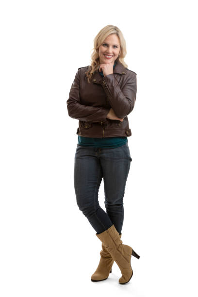 istock Full length woman portrait 1194342922
