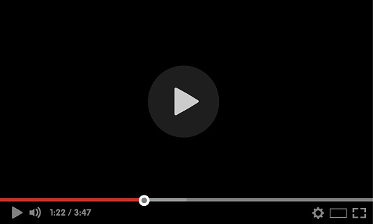 Video Bar Graphics Video Player Bar Template For Your Design For Web Site And App Stock ...