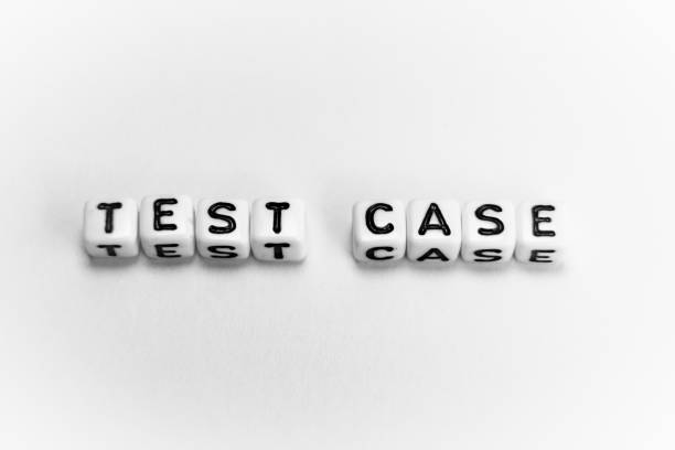 istock White cubes with word TEST CASE on white background 1194343999