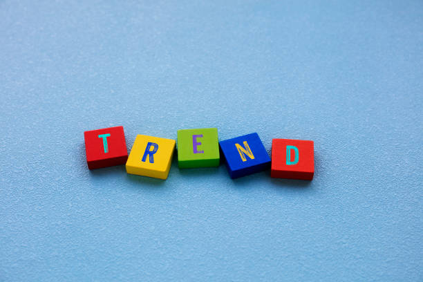 istock Trend Word on Wooden Block 1194344820