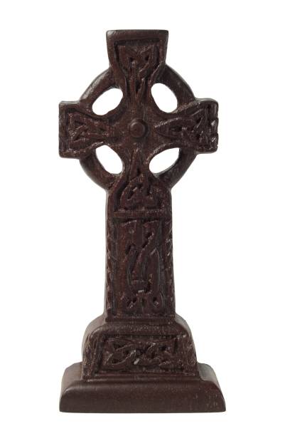 istock Wooden Celtic cross 1194346514