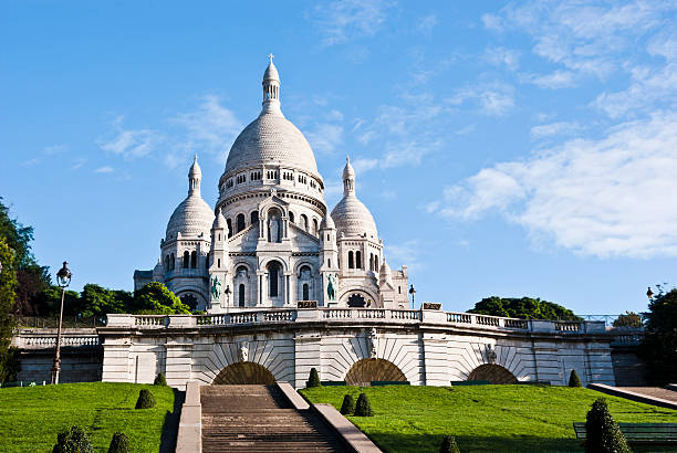 basilique du sacré-coeur à paris - basilique du sacré coeur photos et images de collection