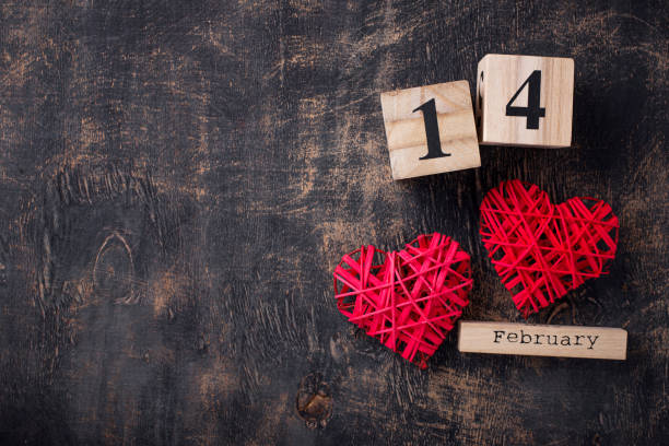 istock Valentines Day background with red hearts 1194353534