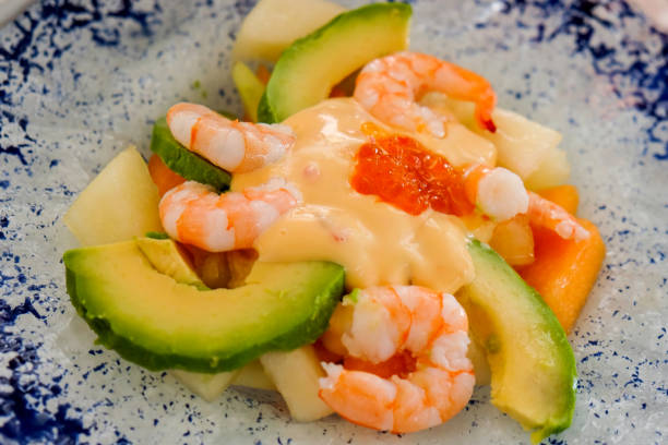 istock Shrimp cocktail salad 1194372114