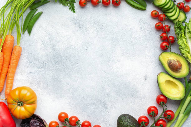 istock Fresh raw ingredients for salad 1194372583