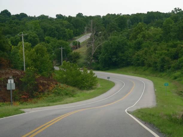 istock Scenic winding road in Braggs, Oklahoma 1194375657