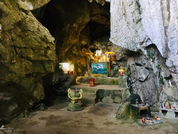 istock Inside The cave at Marble mountain in Danang, Vietnam 1194376677