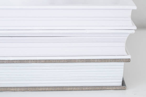 istock Close up of white book for texture or  background. 1194378565