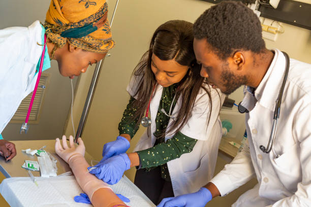 istock Student Doctors Being Instructed on Giving Injections 1194381077