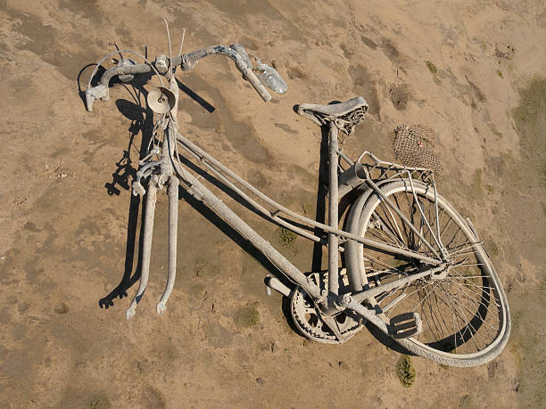 istock Bicycle in the river bank. 119438251