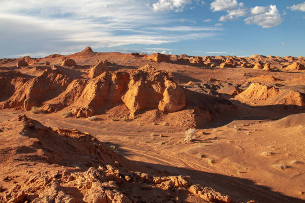 istock Red cliffs of Khermen Tsav canyon 1194393192