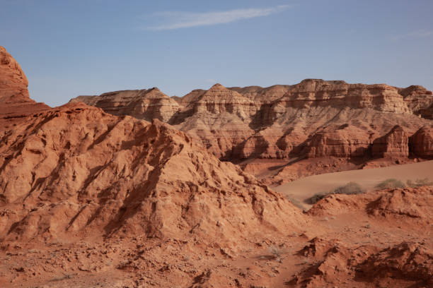 istock Red cliffs of Khermen Tsav canyon 1194393763