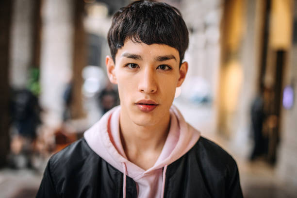 Young Asian man in the city