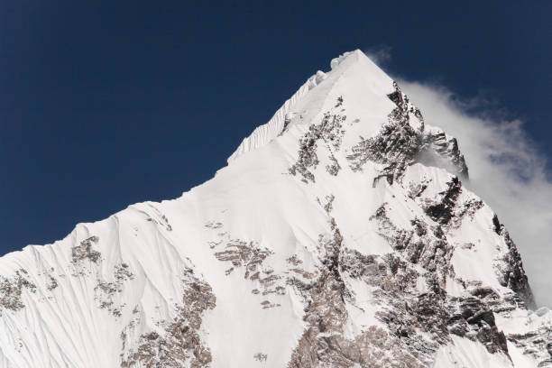 istock Nepal hiking path through mountain around Everest 1194398054