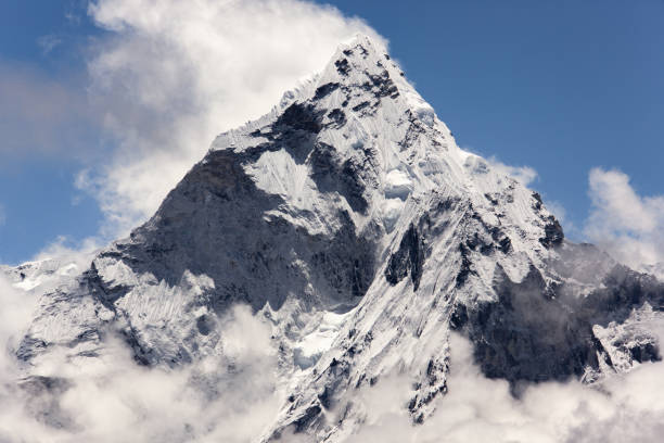 istock Nepal hiking path through mountain around Everest 1194398199