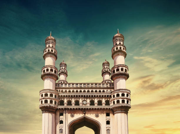 istock CHARMINAR HYDERABAD BACKGROUND WITH COPY SPACE 1194408155