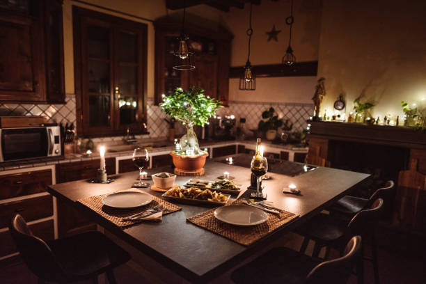 istock christmas dinner at home 1194409276