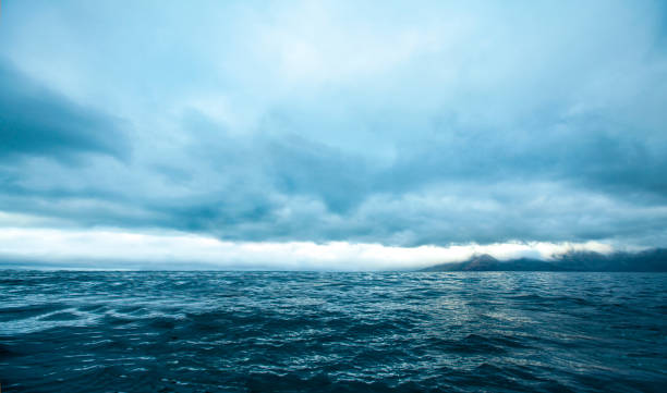 istock sea blue water and cloudy blue sky beautiful view 1194410292