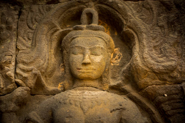 impressions of the UNESCO World heritage site Ankorwat, Cambodia a magical place with beautiful building ans statues