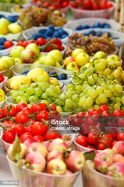 Obst Und Gemüse Stockfoto und mehr Bilder von Apfel - Apfel, Birne, Blau