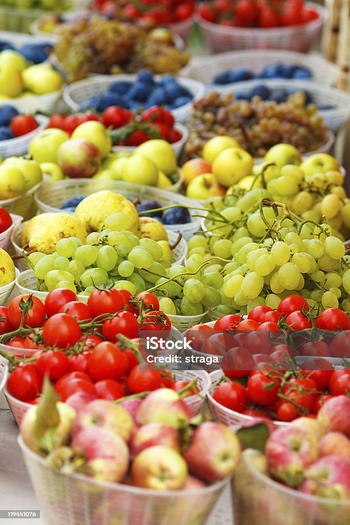 Frutas y verduras - Foto de stock de Agricultura libre de derechos