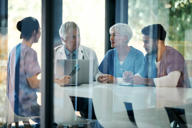 istock Keeping each other updated on all their patients 1194419241