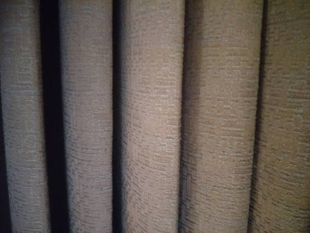 istock brown old curtain at guesthouse 1194420209
