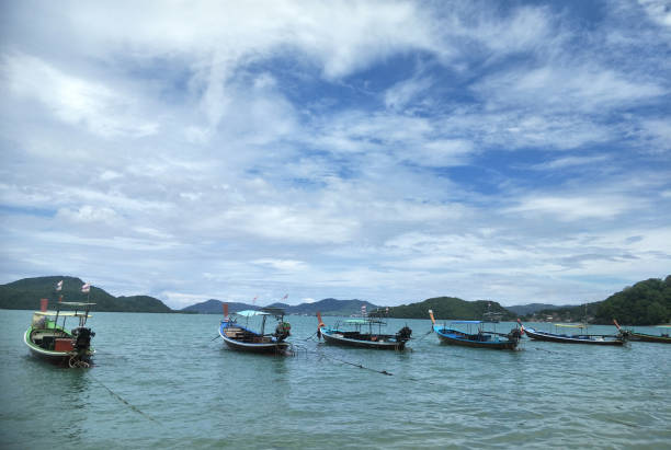 istock fishing boat at Panwa cape,Phuket Thailand 1194420217